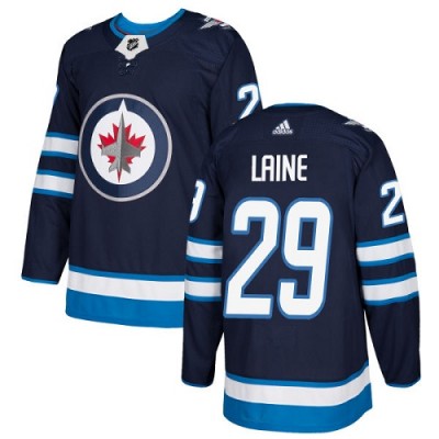 Adidas Winnipeg Jets #29 Patrik Laine Navy Blue Home Authentic Stitched NHL Jersey